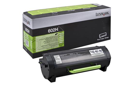 9412781 Lexmark 60F2H00 Toner Lexmark 602H toner black HC 60F2H00, 10.000 sider